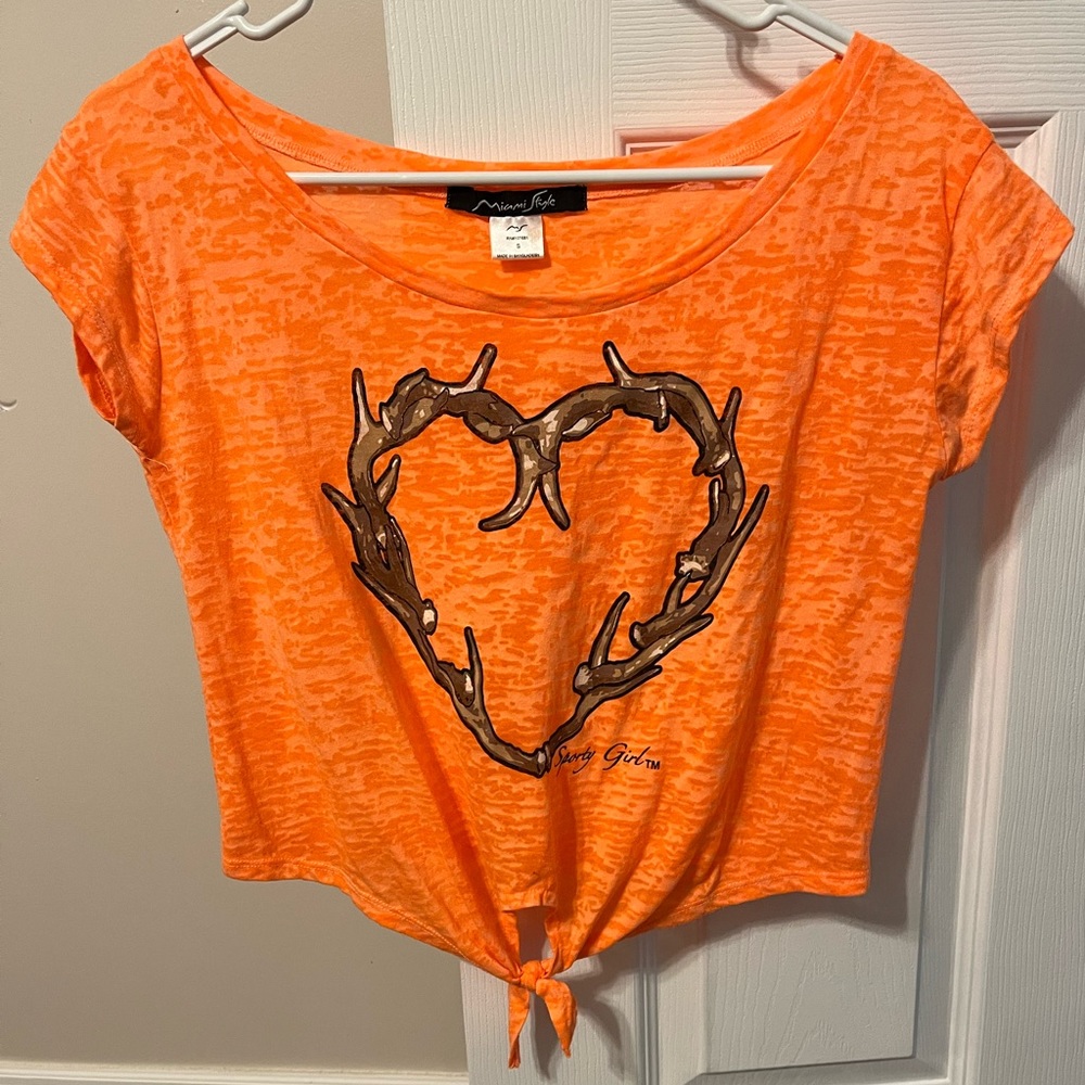 Antler crop top